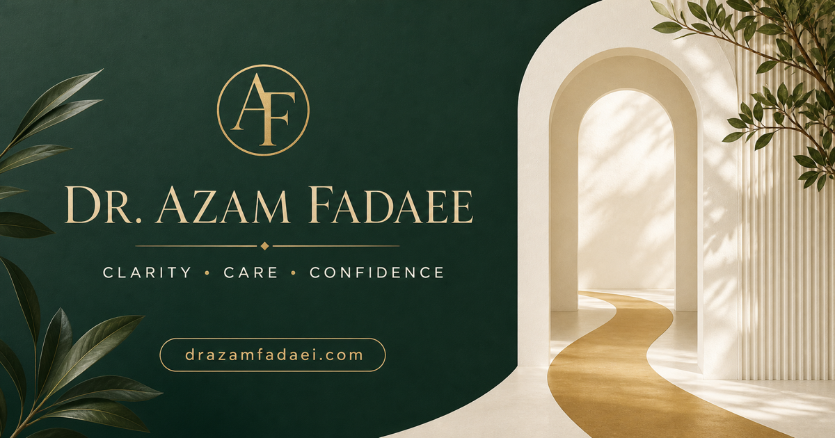 دکتر اعظم فدایی — Medical / Personal Brand / Supportive Care Platform